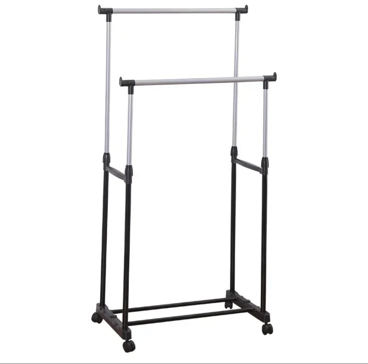 TENDERO PERCHERO ROPA DOBLE RUEDAS