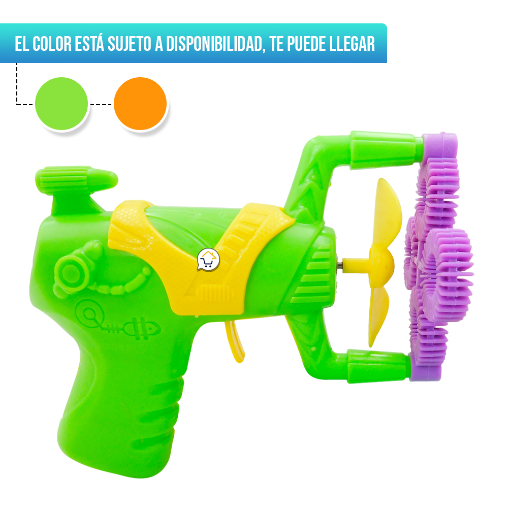 Pistola Burbujas De Jabon Juguete JT711
