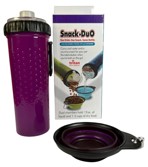 Miniatura 3 de Botilito+Plato Bebedero Agua Portacomida