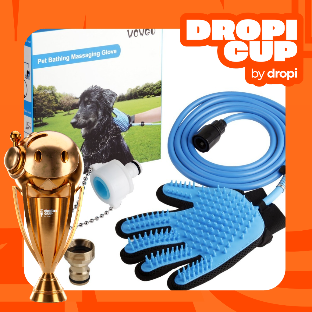 Guante Baño para Mascotas DROPI CUP