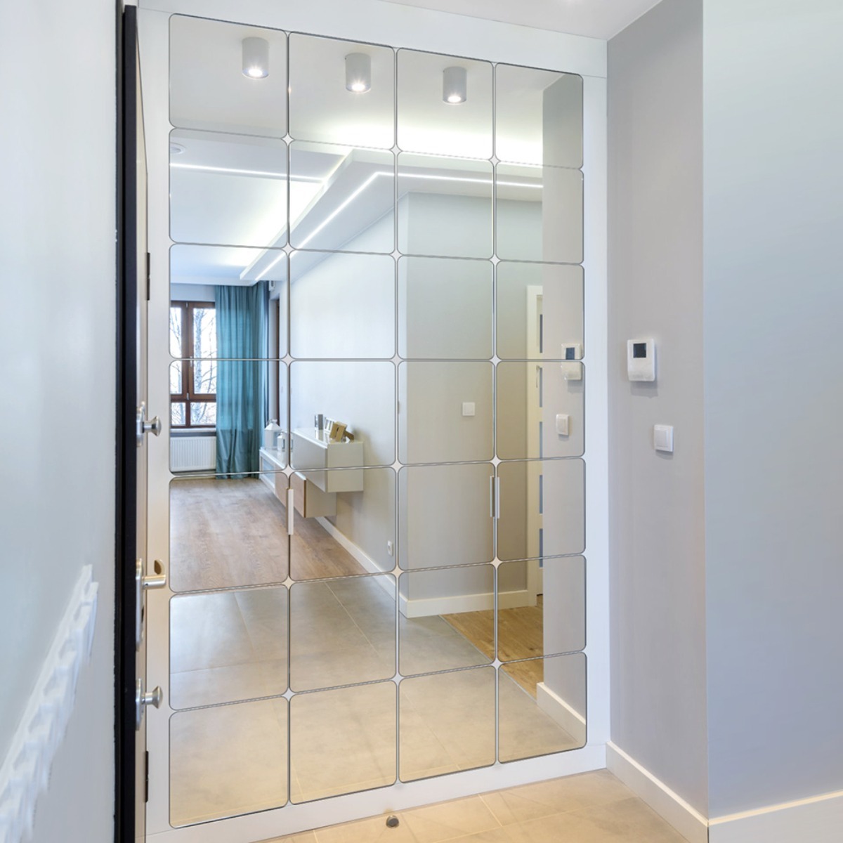 ESPEJOS CUADRADOS X15 UNIDADES