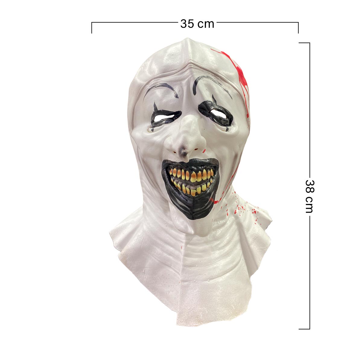 Miniatura 2 de Mascara Terrifier Payaso Latex OF-1593