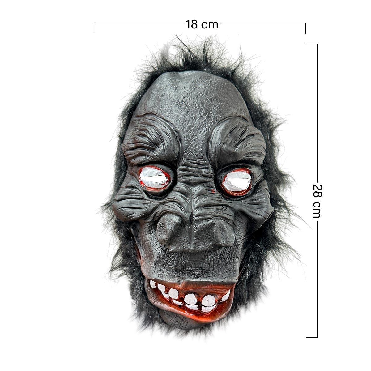 Miniatura 3 de Mascara Gorila Latex Halloween OF-1598
