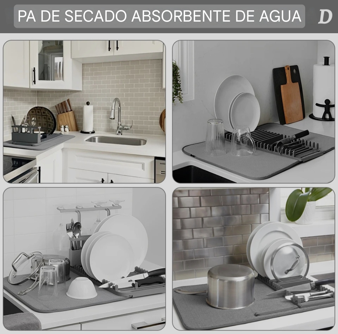 Miniatura 3 de Escurridor / Tapete Absorbente Platos