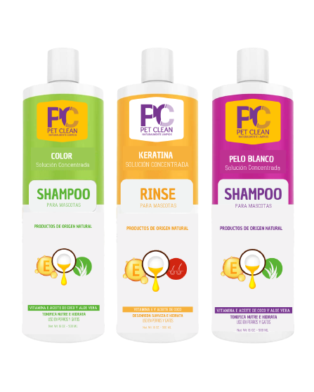 Kit Para Perro Shampoo Rinse Shampoo 500ml 2