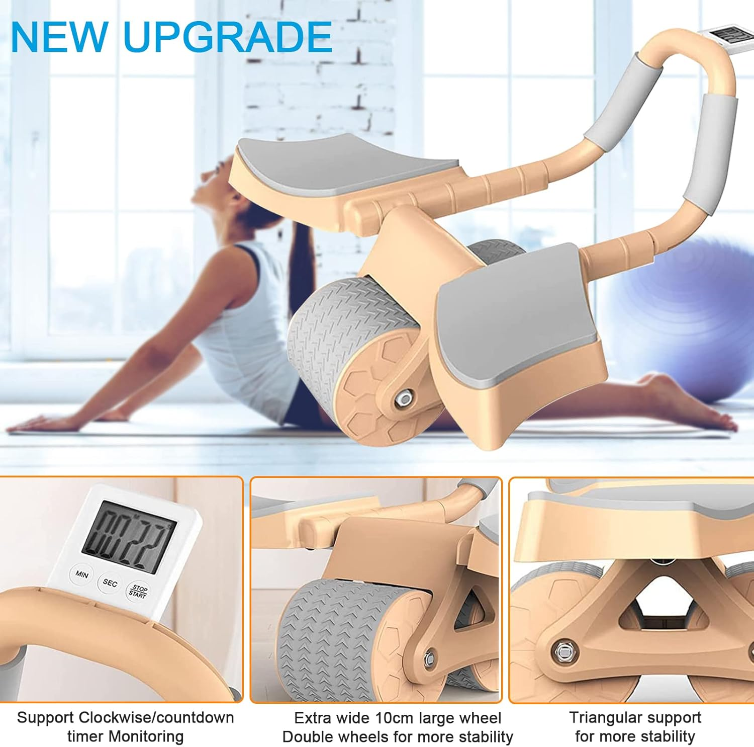 Miniatura 5 de Rodillo Rueda abdominal automático