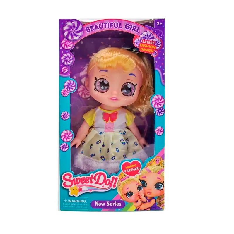 Muñeca Vestido Ojos Expresivos Kindi Kid