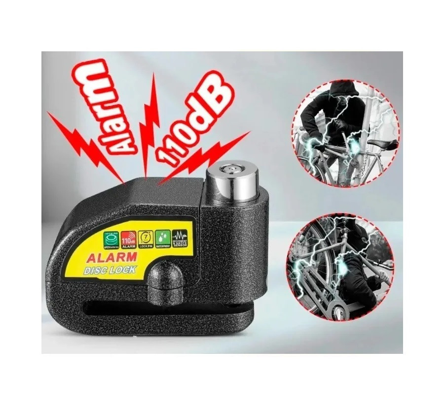 Miniatura 3 de Candado-alarma Freno Disco Moto