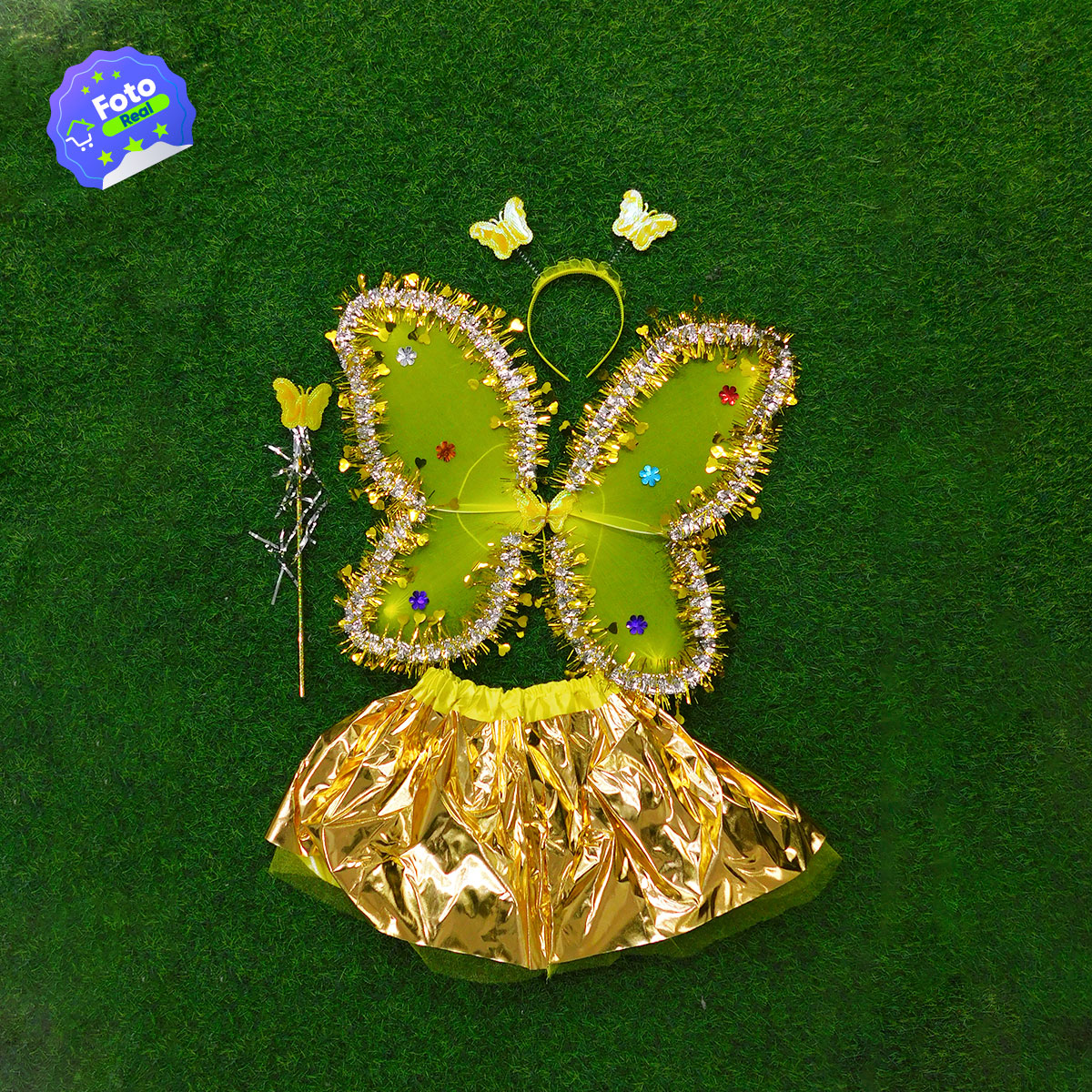 Miniatura 4 de Disfraz De Hada Mariposa Para Niña OF488