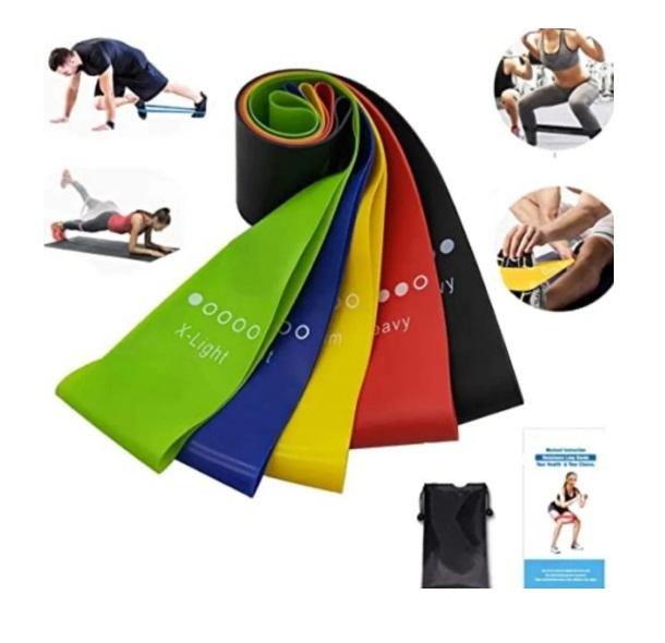 Miniatura 3 de Kit 2Rodilleras + 2Muñequera + Bandas x5