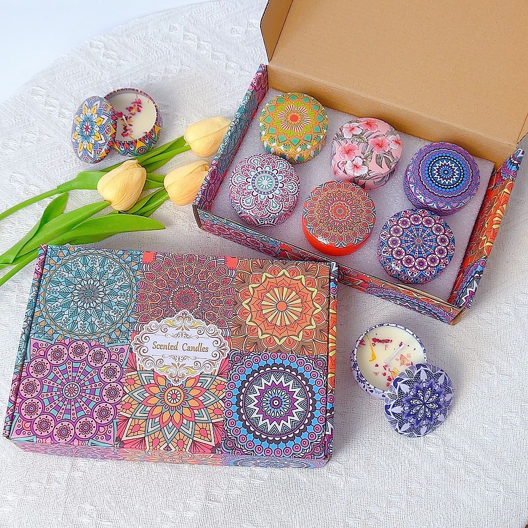 Vela Aromática De Cera De Soja x6 unidad