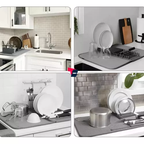 Miniatura 2 de Escurridor Secaplatos Tapete Absorbente