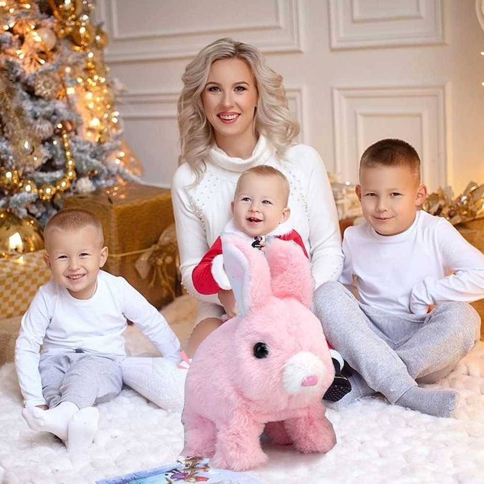 Vista 3 de MUÑECO CONEJO ROBOT CON SONIDO MOVIMIENT