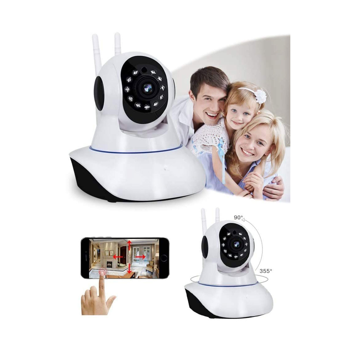 Miniatura 5 de Cámara 3 Antenas De Vigilancia Ip Wifi