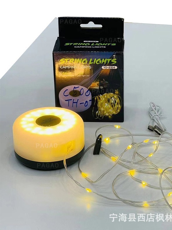 Luces para Acampar Enrollables Portátil