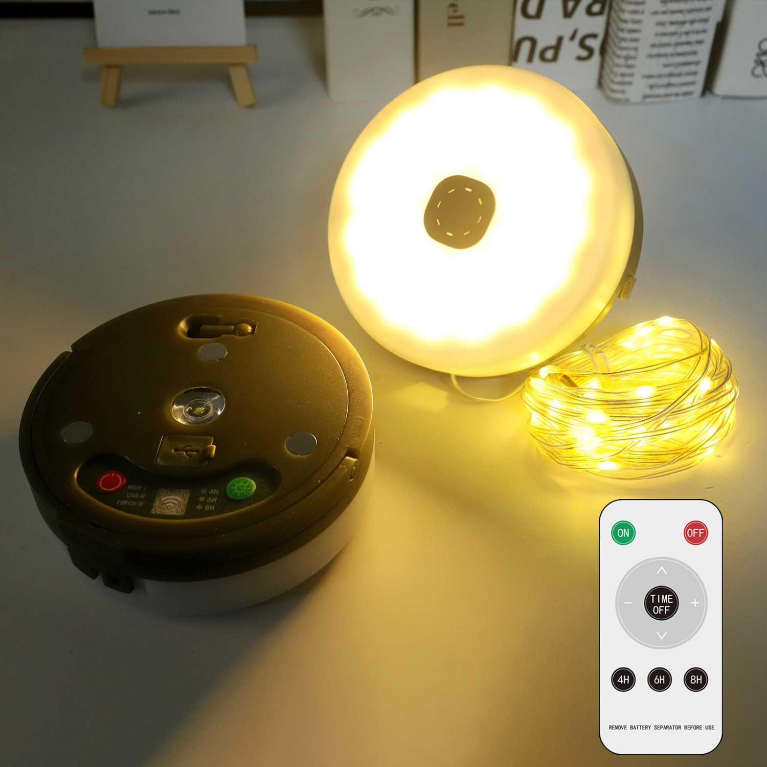 Miniatura 4 de Luces para Acampar Enrollables Portátil