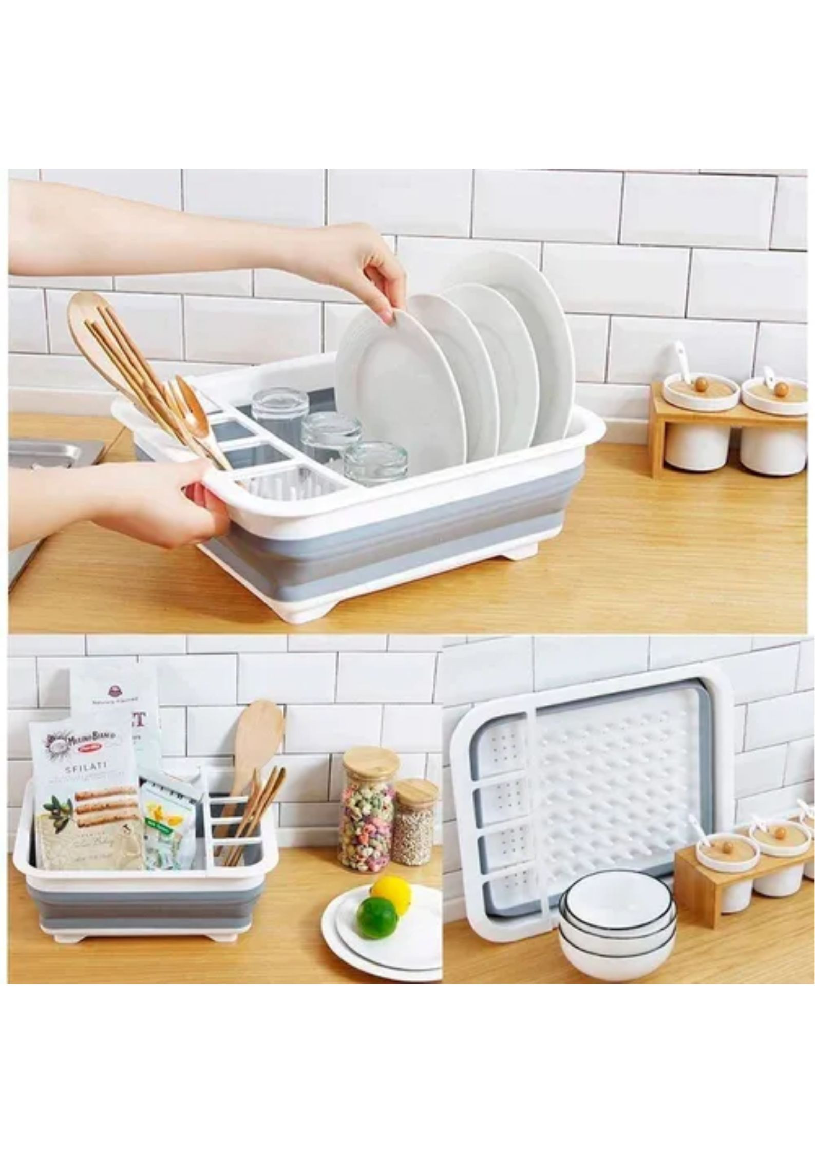 Miniatura 4 de Escurridor De Platos Plegable Secaplatos