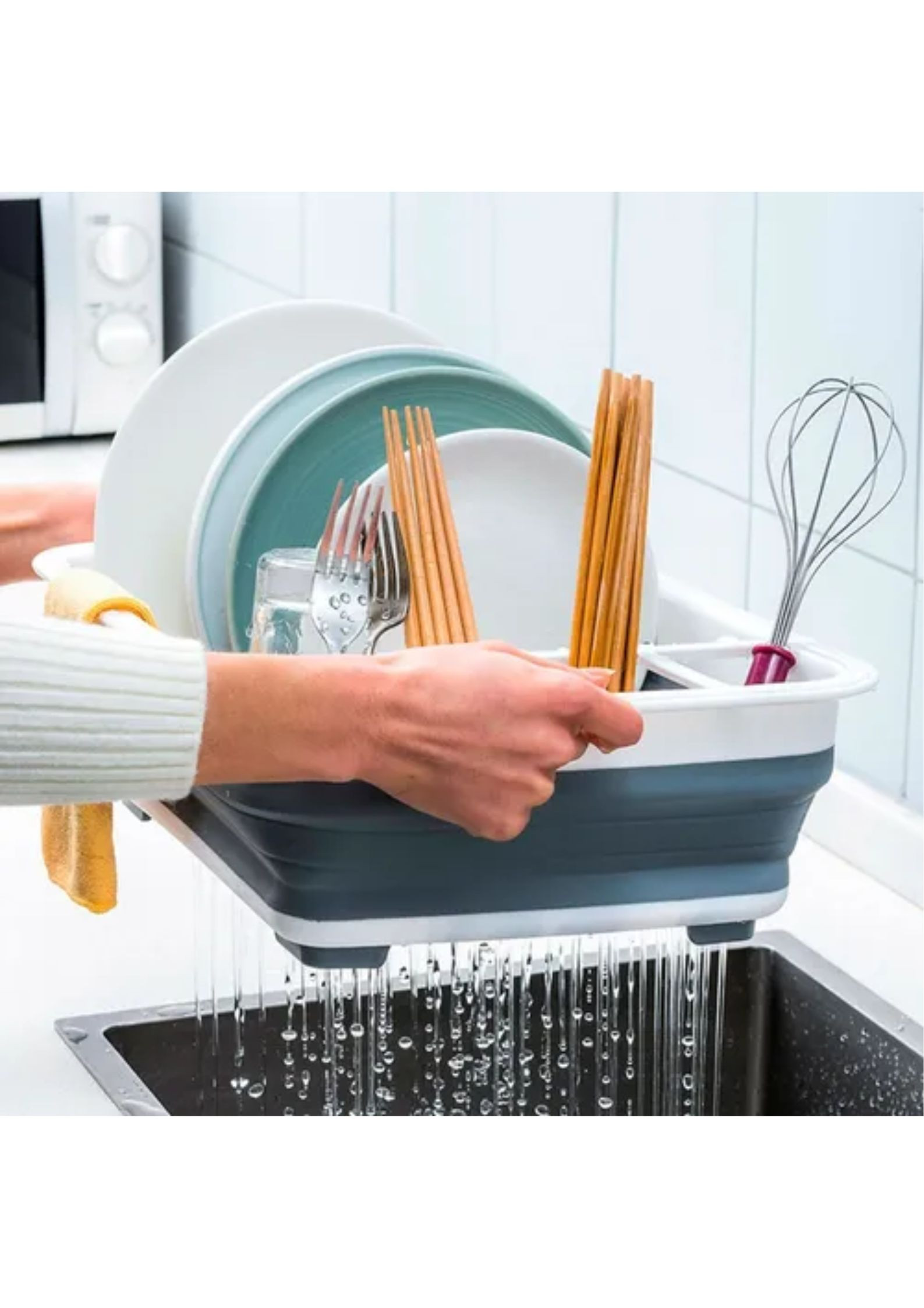 Miniatura 3 de Escurridor De Platos Plegable Secaplatos