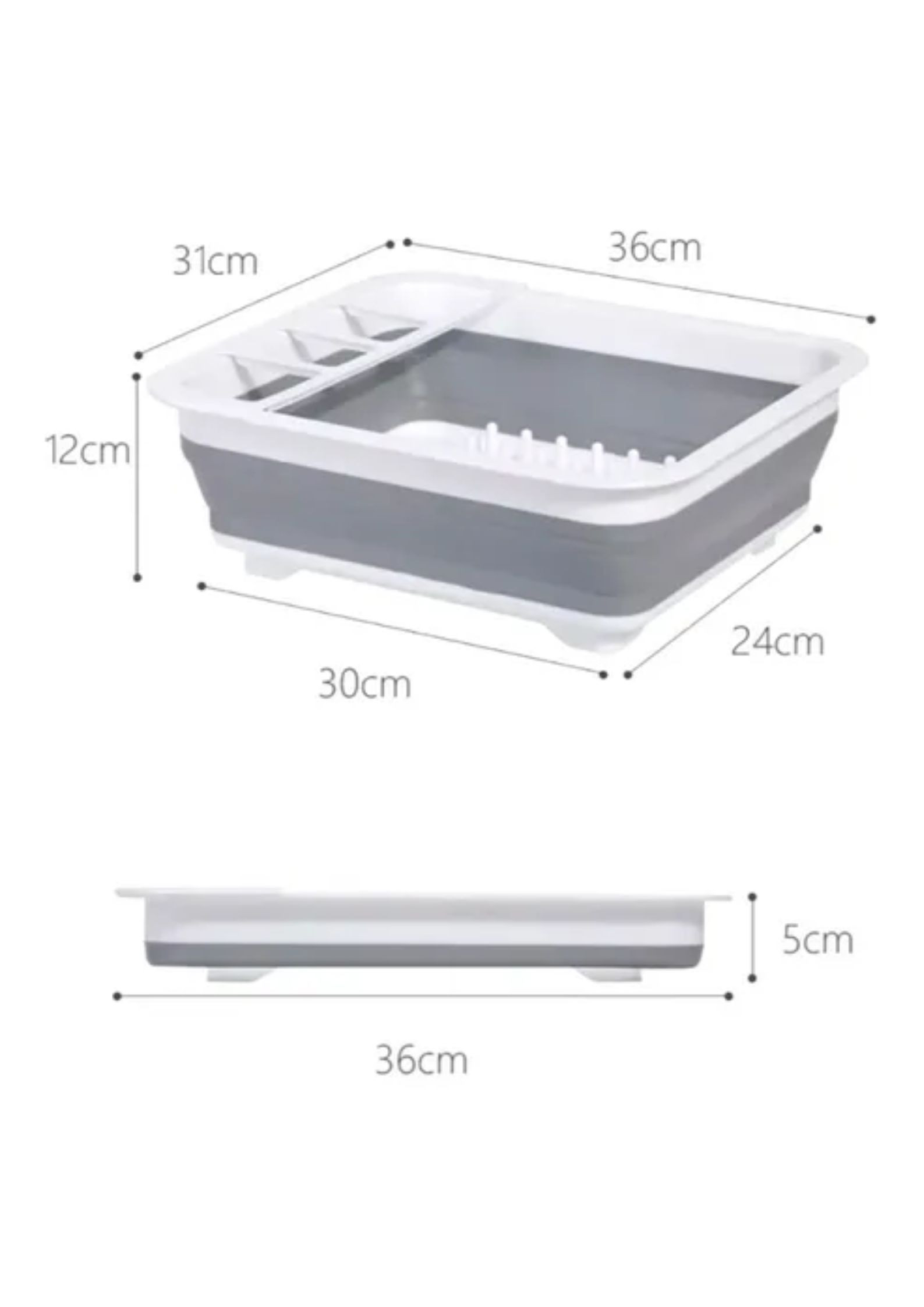 Miniatura 1 de Escurridor De Platos Plegable Secaplatos