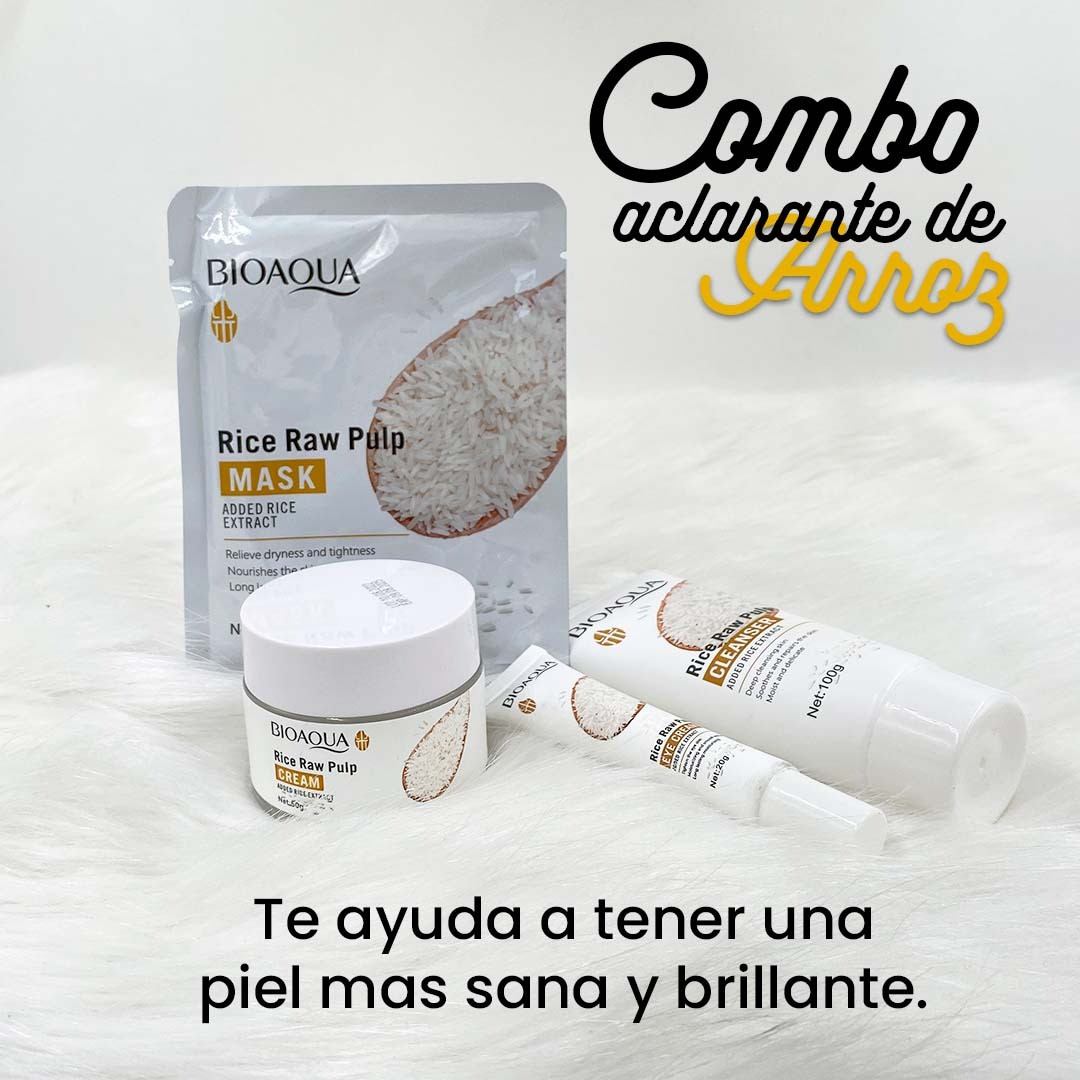 COMBO ARROZ BIOAQUA 4PR+ CAJA DE SEGURI