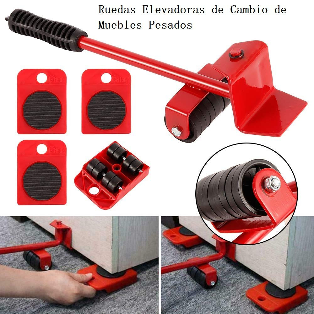 Miniatura 7 de Kit Gato Elevador Deslizamiento Muebles