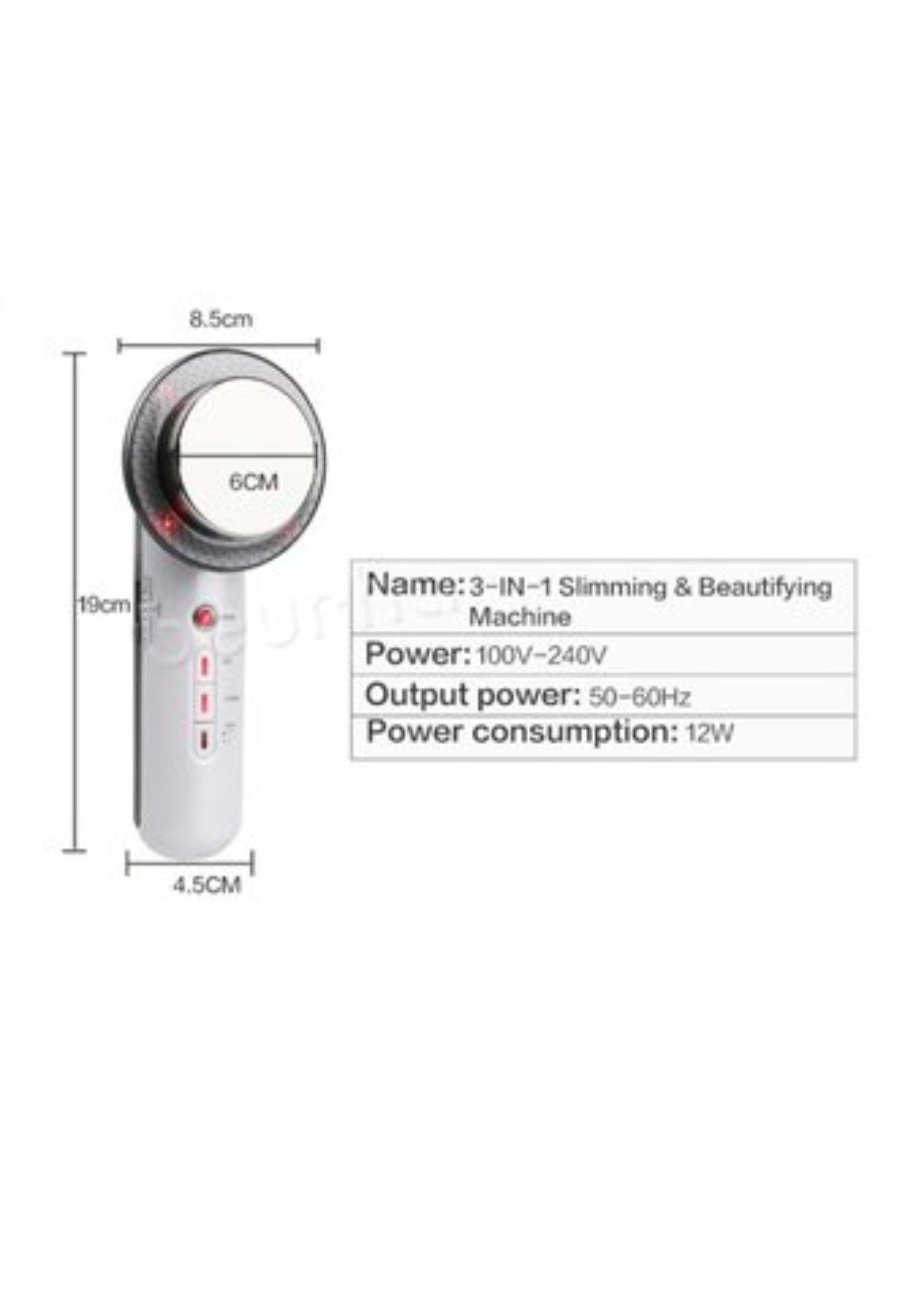 Ultrasonido Infrarrojo Portatil Masajead