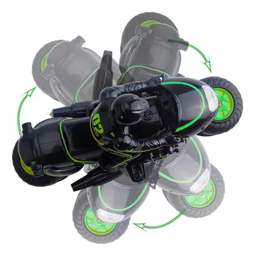 Vista 5 de Moto Control Remoto Acrobacias De Alta V