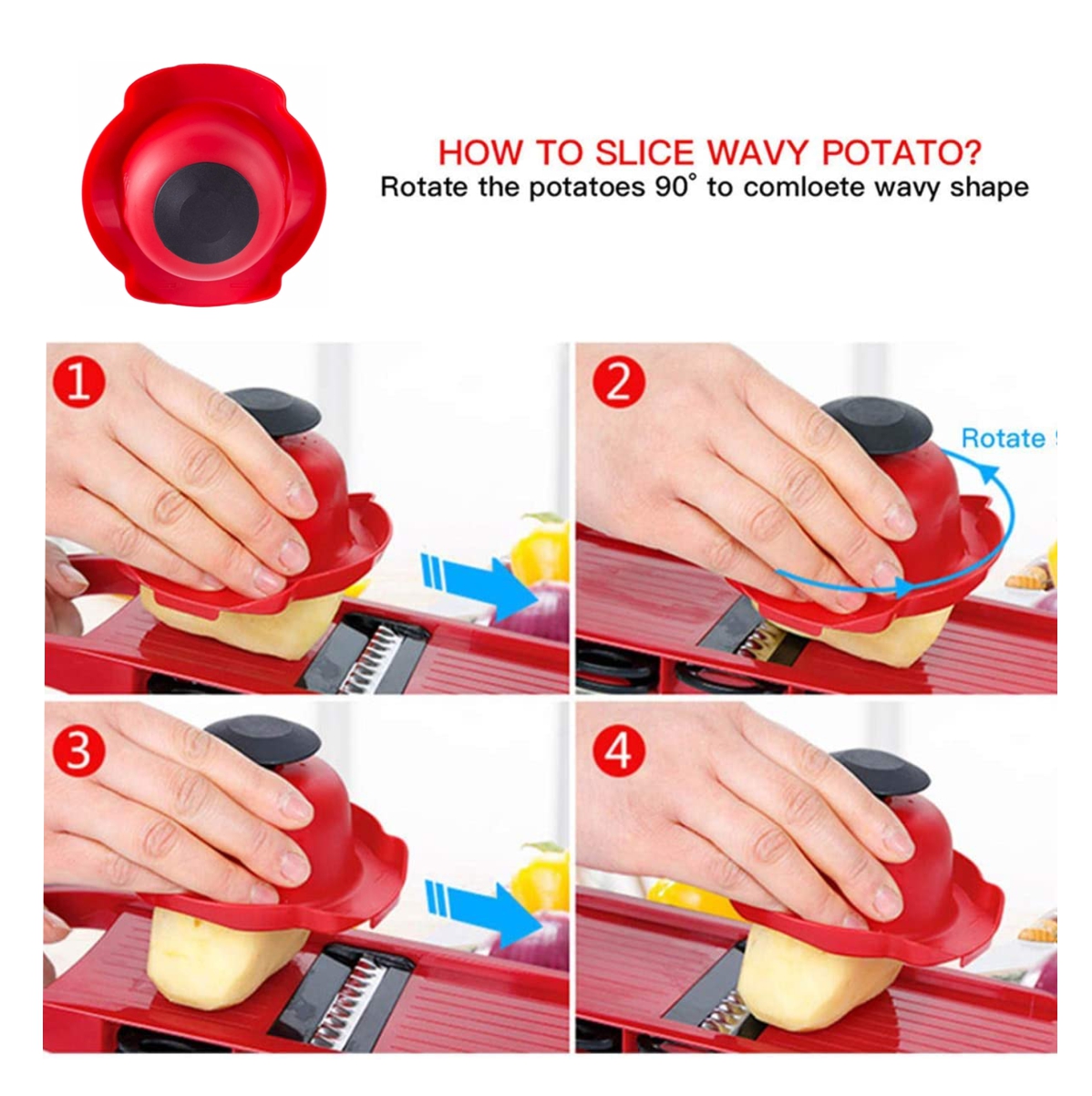 Miniatura 6 de Mandoline 6 En 1 Picador Rallador