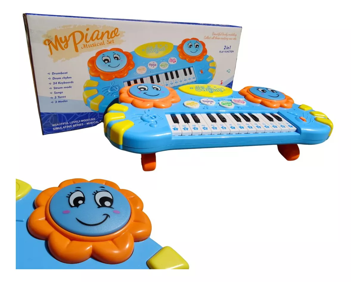 Miniatura 3 de Piano Musical Teclado Electrónico 24 Tec