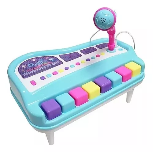 Vista 6 de Piano Órgano Electrónico Con Micrófono