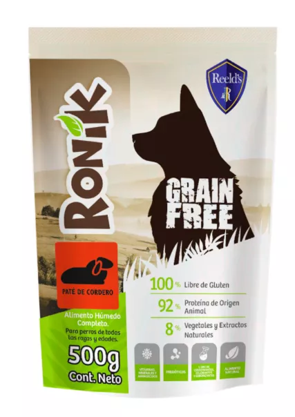 Producto natural para perro Ronik Perros Cordero