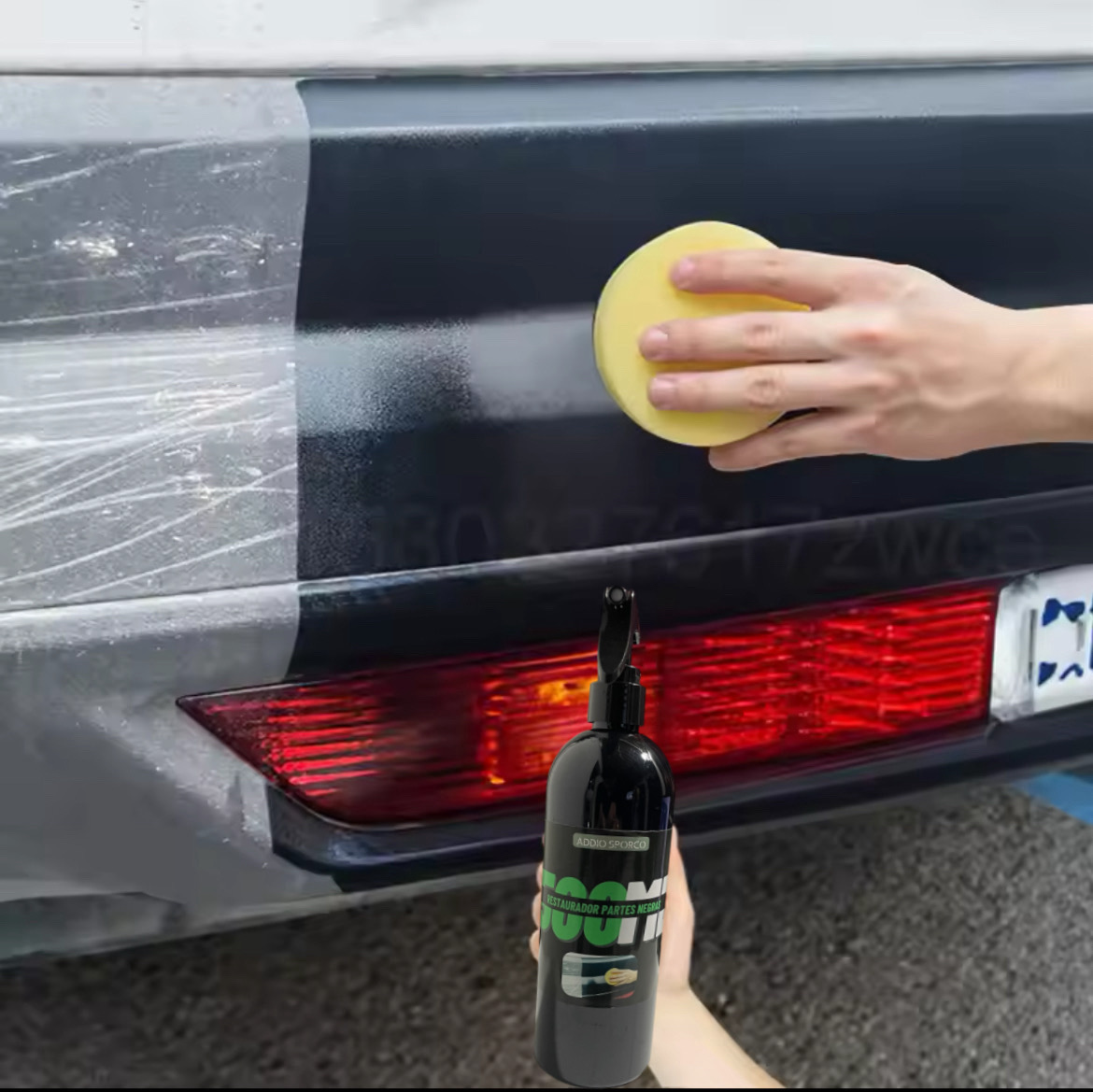 Miniatura 5 de Restaurador Partes Negras Addio 500ML