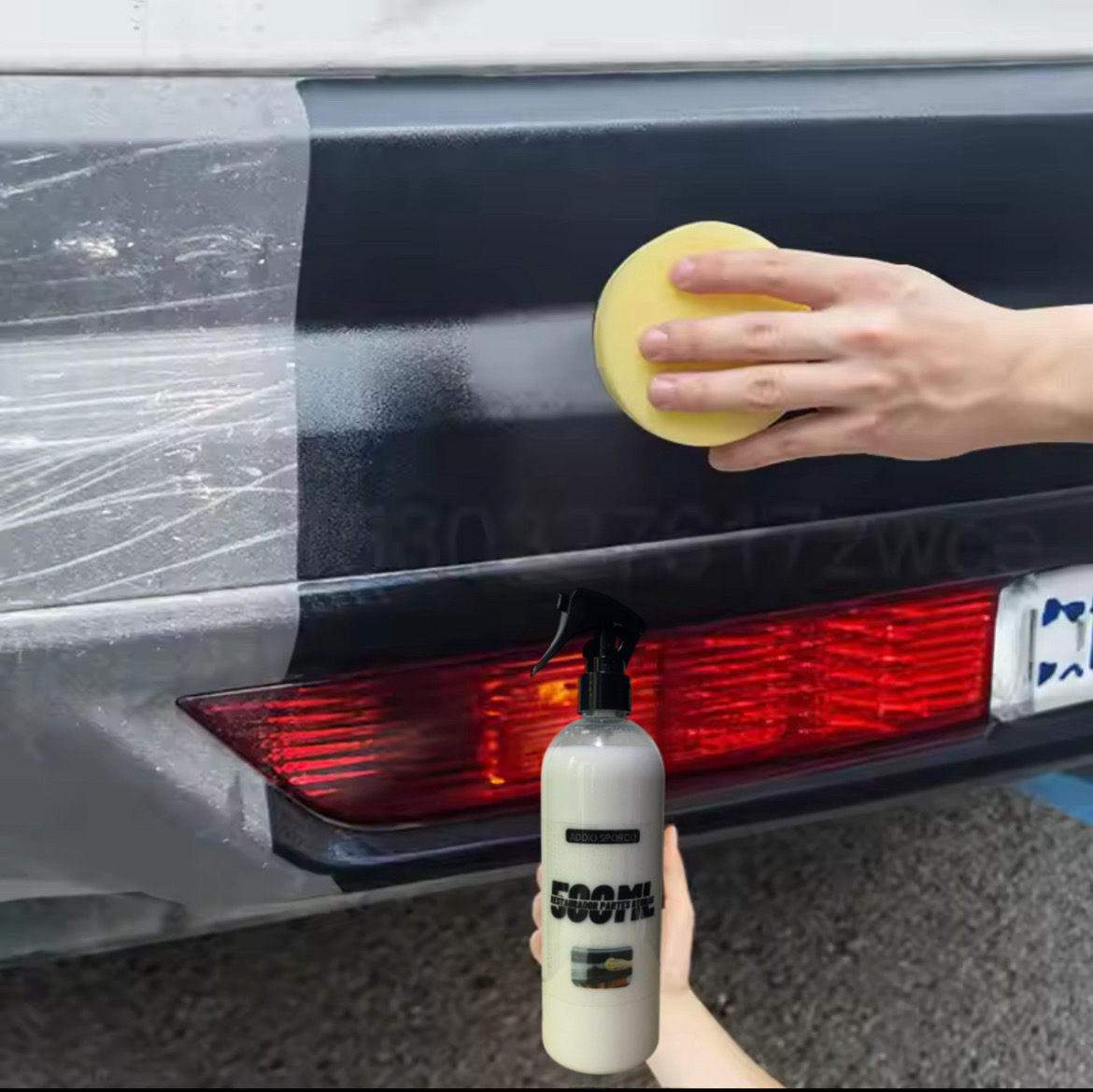 Miniatura 2 de Restaurador Partes Negras Addio 500ML