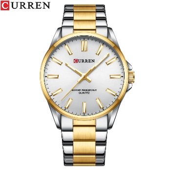 Vista 5 de Reloj Curren 9090G Hombre CLASICO ELEGAN - COLOR: Plateado Blanco