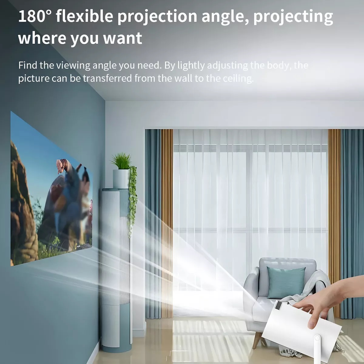 Miniatura 4 de Miniproyector LED Hy300 Smart Android 11