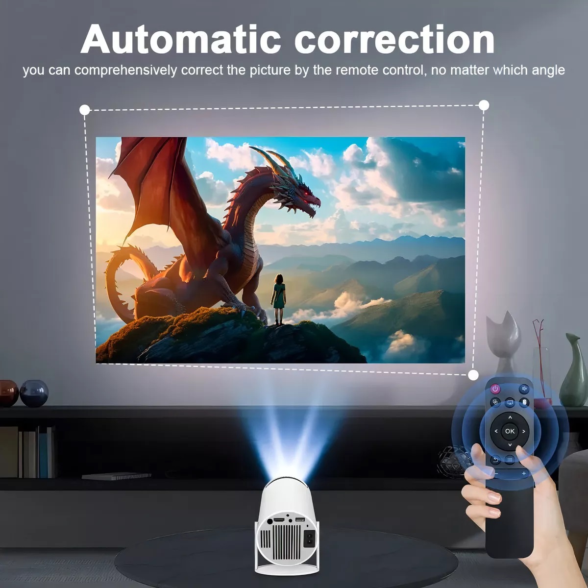 Miniatura 5 de Miniproyector LED Hy300 Smart Android 11