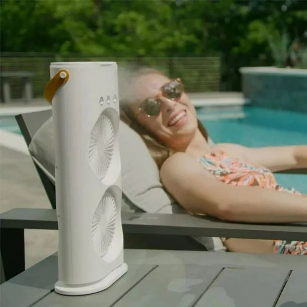 Miniatura 8 de Ventilador Doble De Torre Humidificador