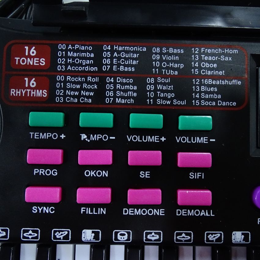 Miniatura 5 de Piano Organeta Teclado Electrónico 61