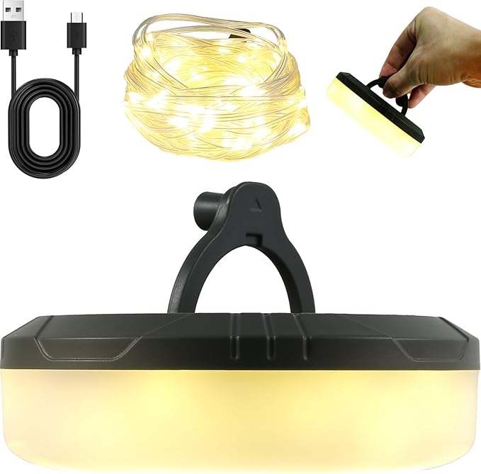 LAMPARA CAMPING DESENROLLABLE MULTIFUNCI