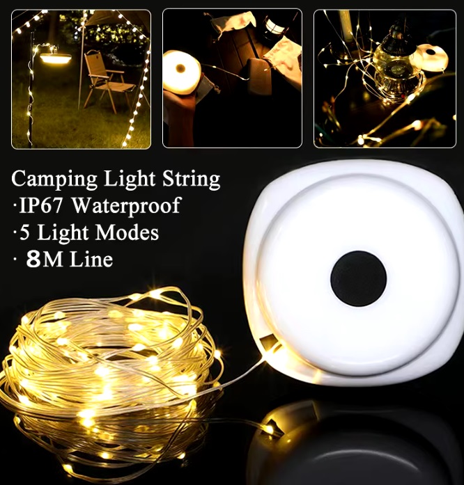 Miniatura 2 de LAMPARA CAMPING DESENROLLABLE MULTIFUNCI