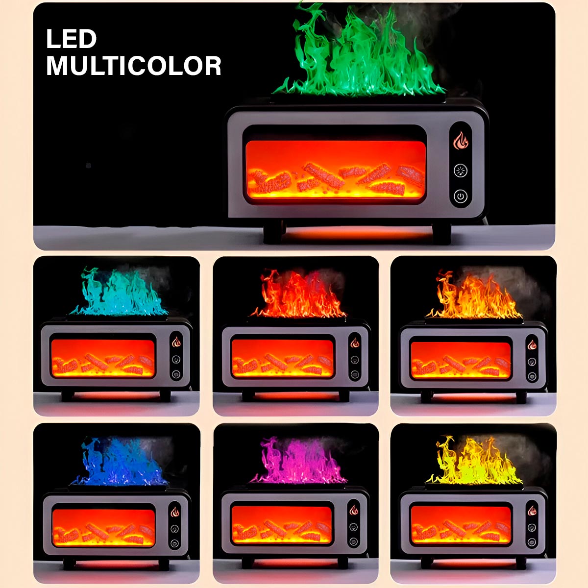 Miniatura 7 de Humidificador Chimenea LED LA-0646