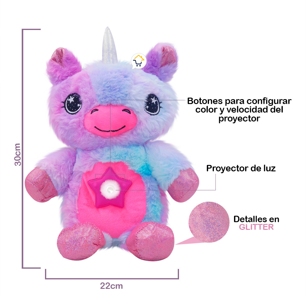 Miniatura 3 de Peluche Luminoso Proyector De Luces 0620