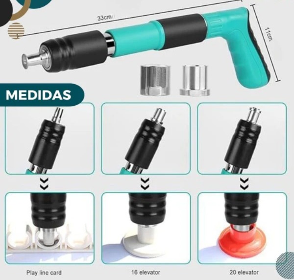 Pistola para remaches manual