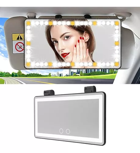 Miniatura 2 de Espejo Luz Led Parasol Carro, Tocador