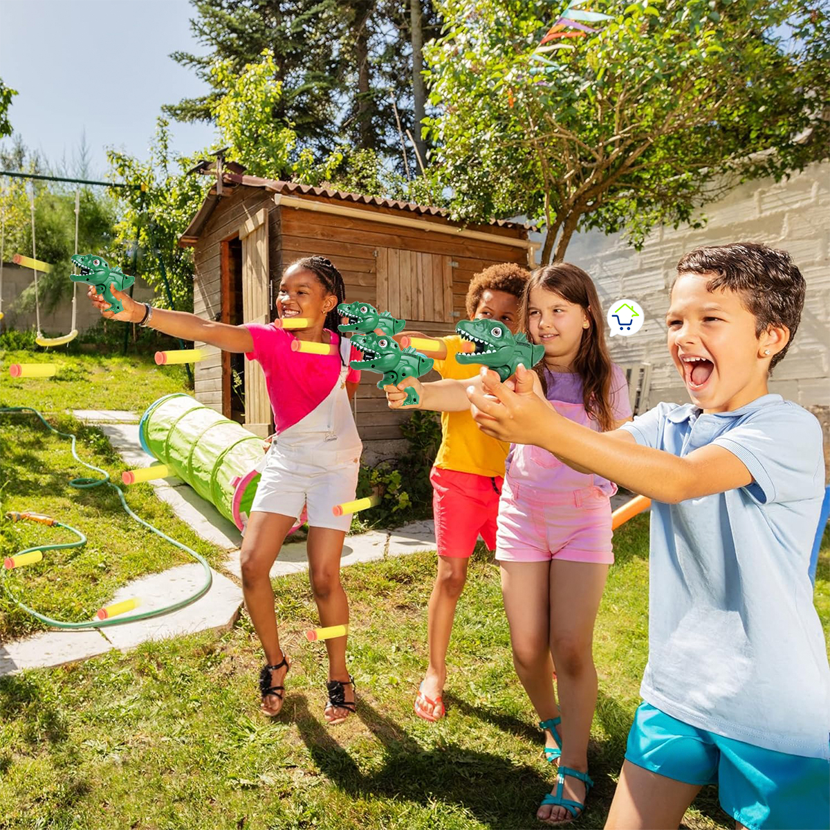 Miniatura 5 de Lanza Dardos Dinosaurio Juguete 820-3C