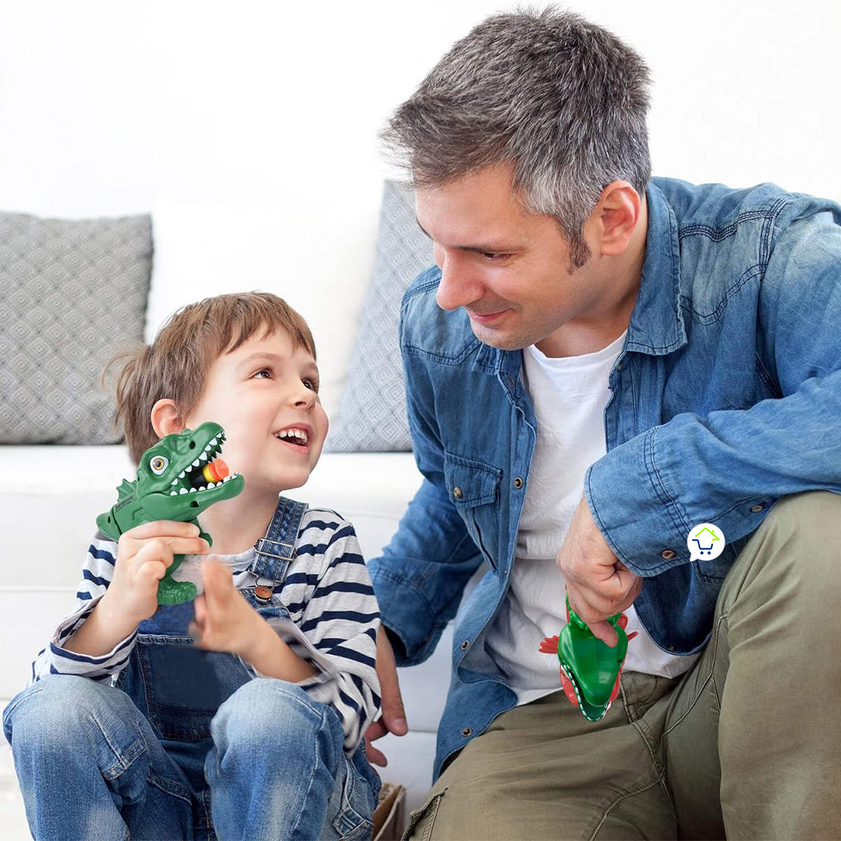 Miniatura 4 de Lanza Dardos Dinosaurio Juguete 820-3C