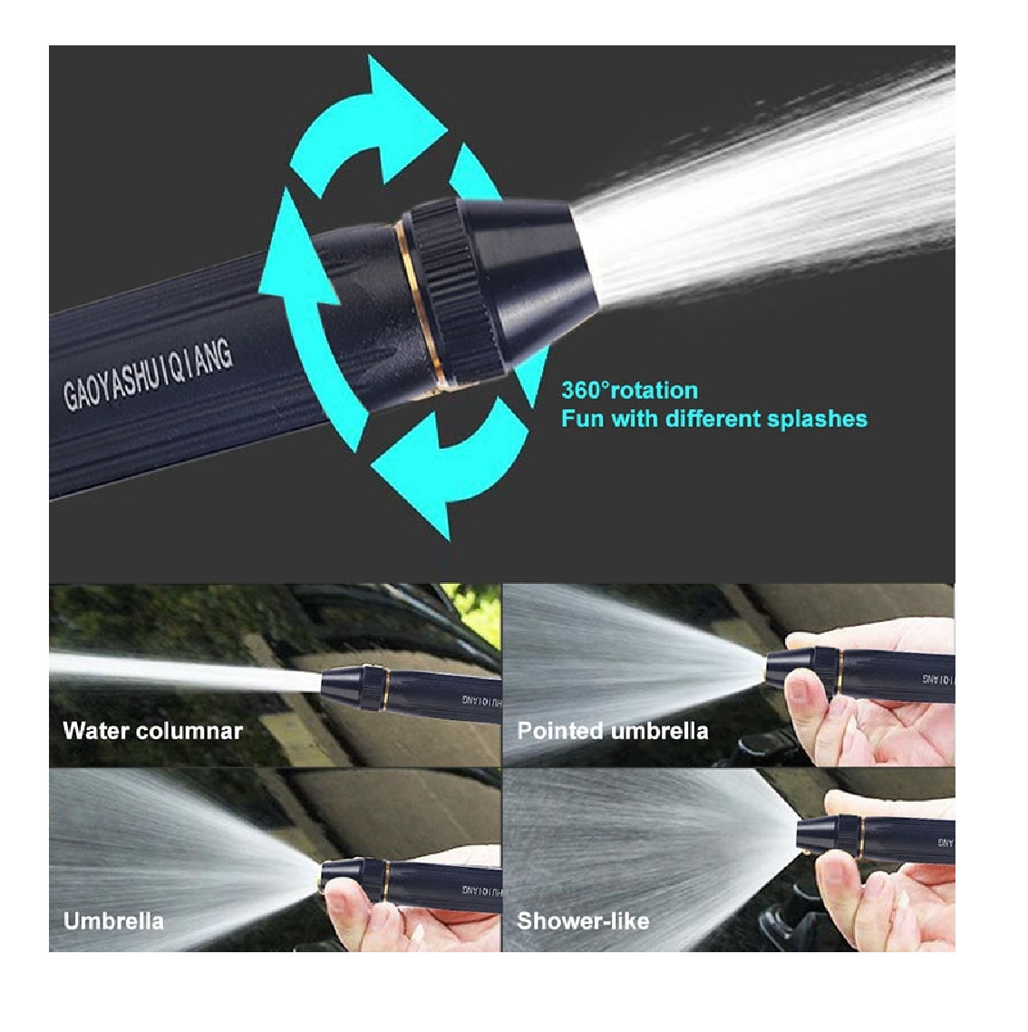 Boquillas lavado coche conector rápido