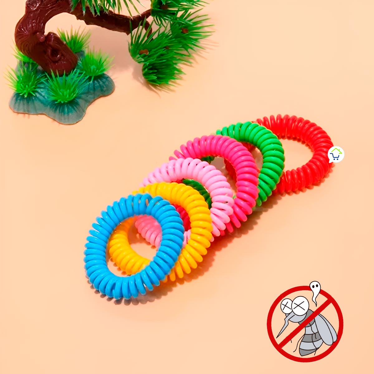 Miniatura 7 de Pulseras Repelente x3 Mosquitos TV17