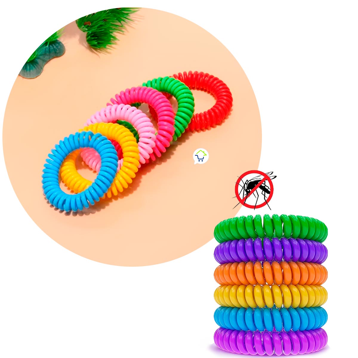 Miniatura 5 de Pulseras Repelente x3 Mosquitos TV17
