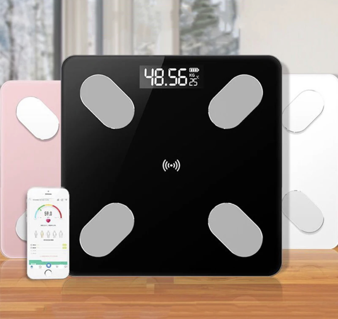 Miniatura 3 de BASCULA INTELIGENTE CORPORAL BLUETOOTH